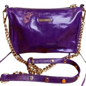 Rebecca Minkoff Purple Leather Crossbody Bag